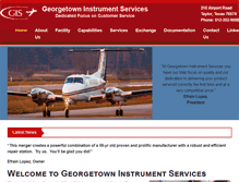 Tablet Screenshot of georgetowninstruments.com